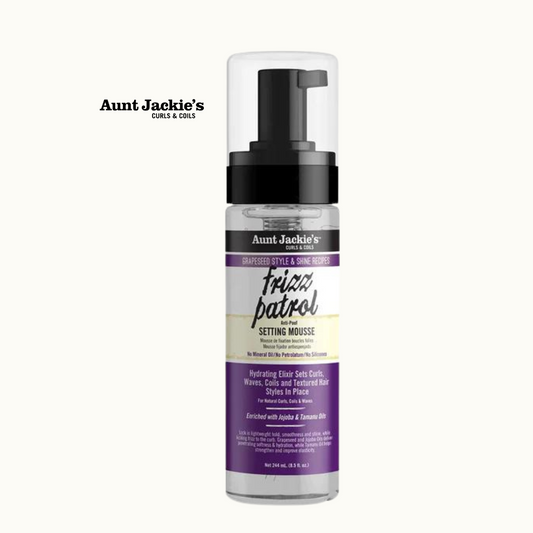 Aunt Jackie’s Grapeseed Frizz Patrol Setting Mousse