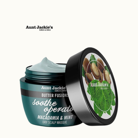 Aunt Jackie’s Soothe Operator - Macadamia & Mint Dry Scalp Conditioning Masker